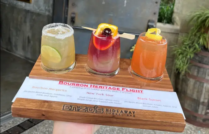 Enzo's Hideaway is serving up a new Bourbon Flight for a limited time