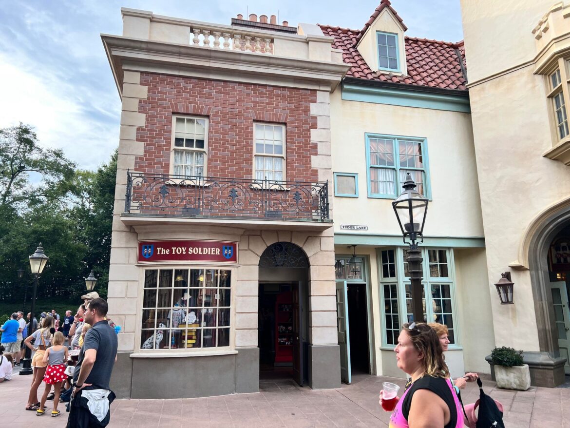 Epcot’s Toy Soldier Store Reopens in the UK Pavilion at Last