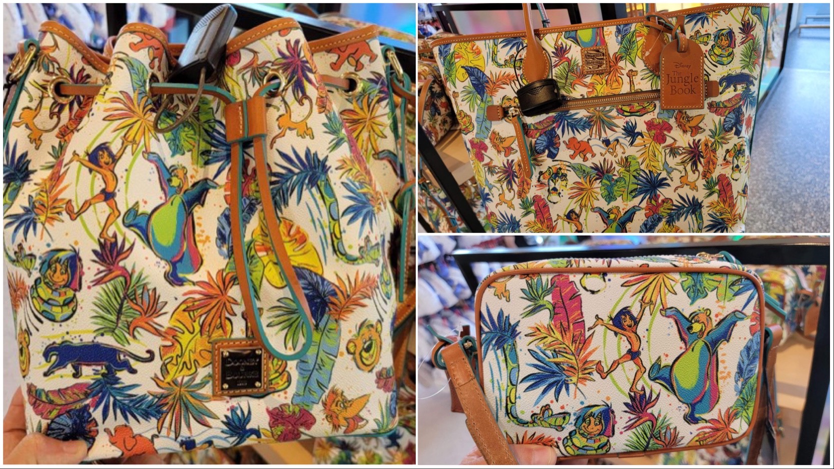 Disney Dooney & Bourke The Jungle Book Drawstring Bag