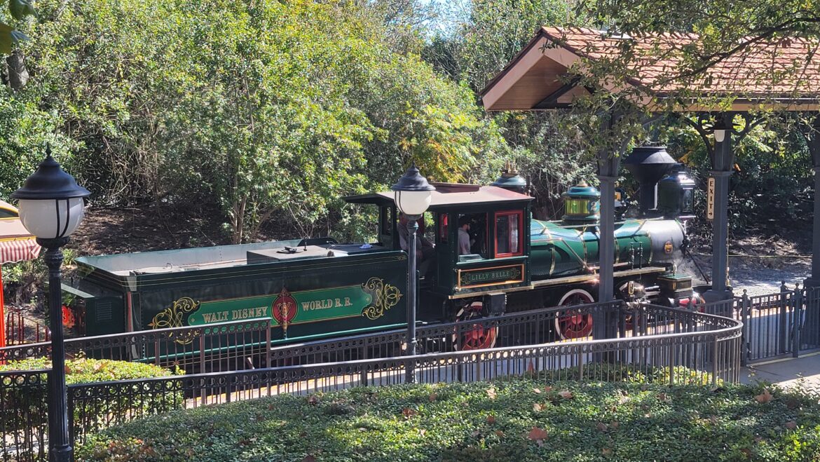 Final Disney World Railroad Tracks getting ready to be installed in the Magic Kingdom