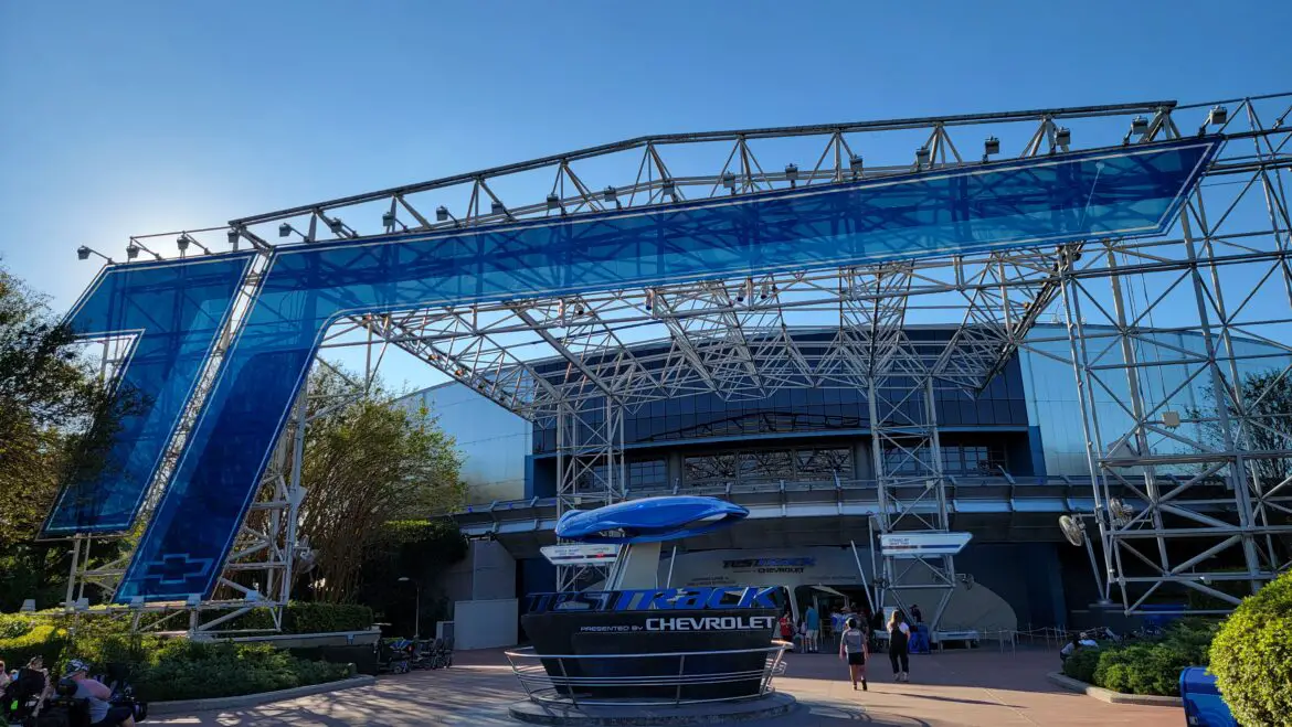 Test Track Canopy Removed for Hurricane Ian