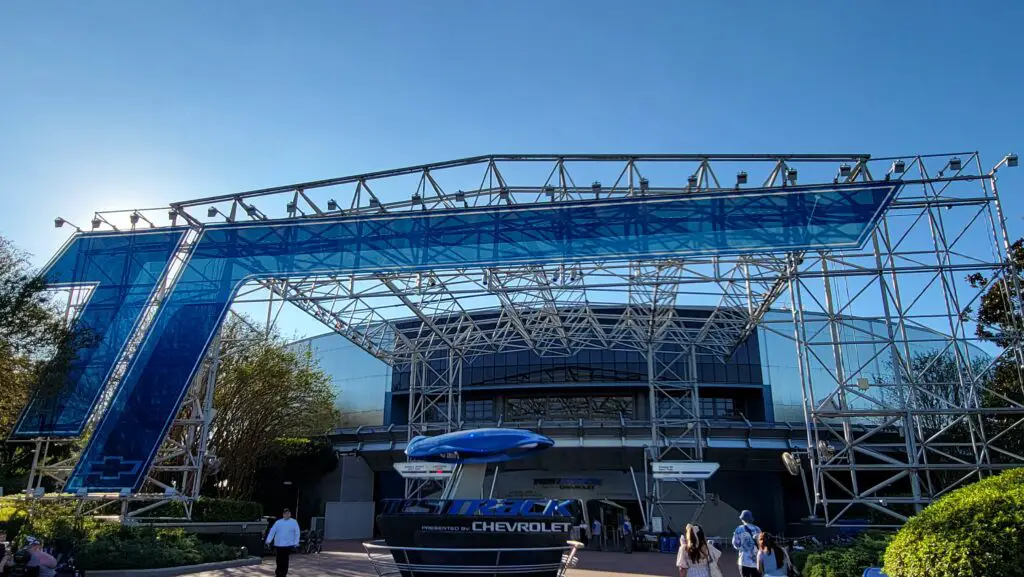 Test Track Canopy Removed
