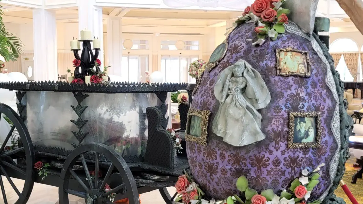 Halloween Haunted Mansion Chocolate Display at Disney’s Grand Floridian Resort