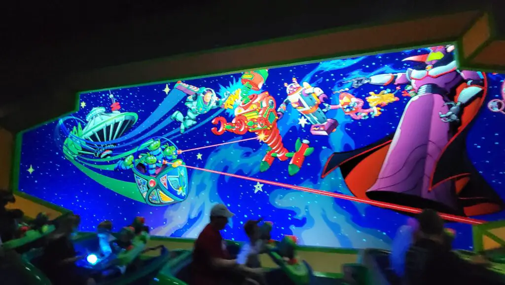Buzz Lightyear Space Ranger Spin Mural