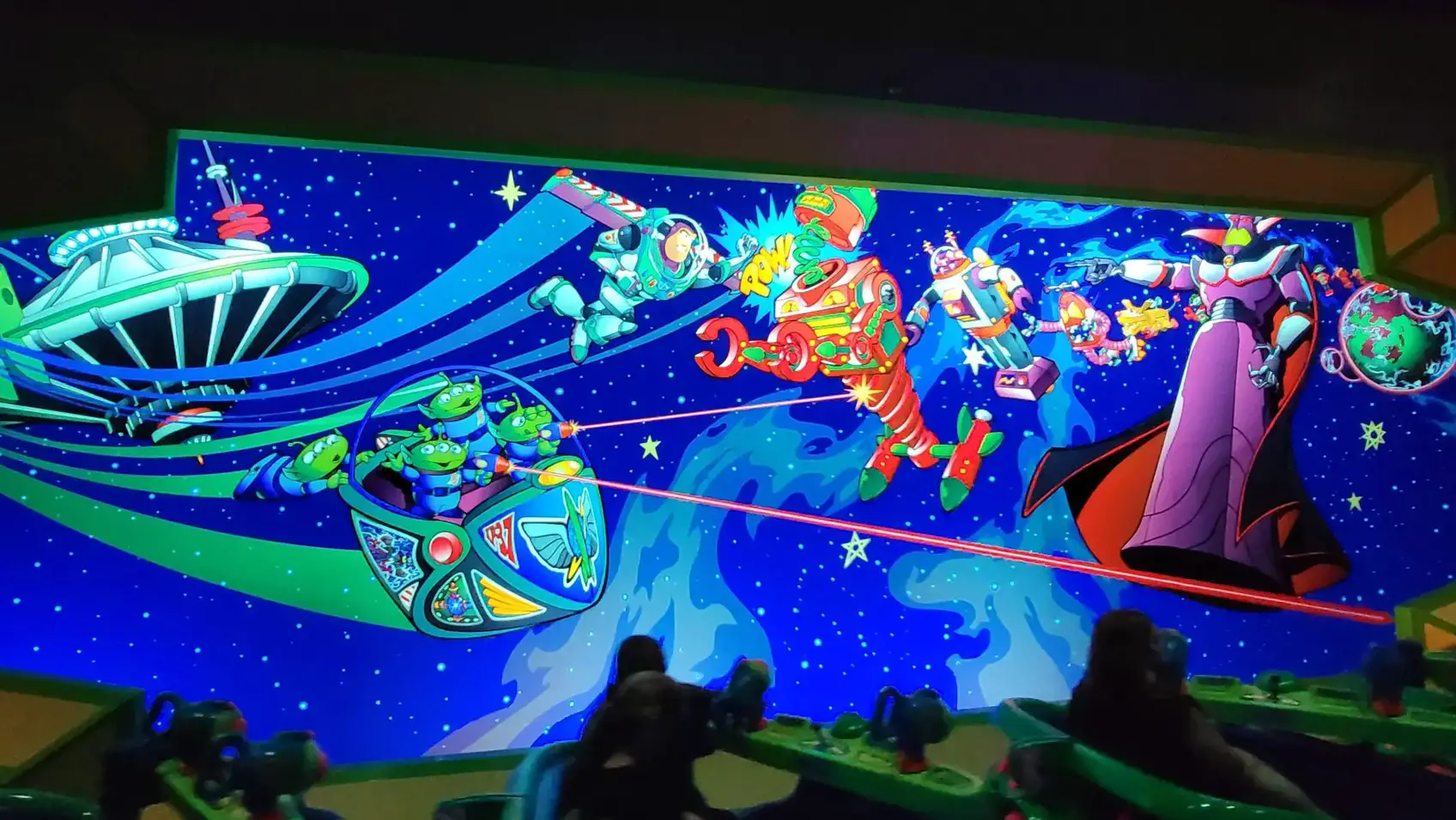 Buzz Lightyear Space Ranger Spin Mural