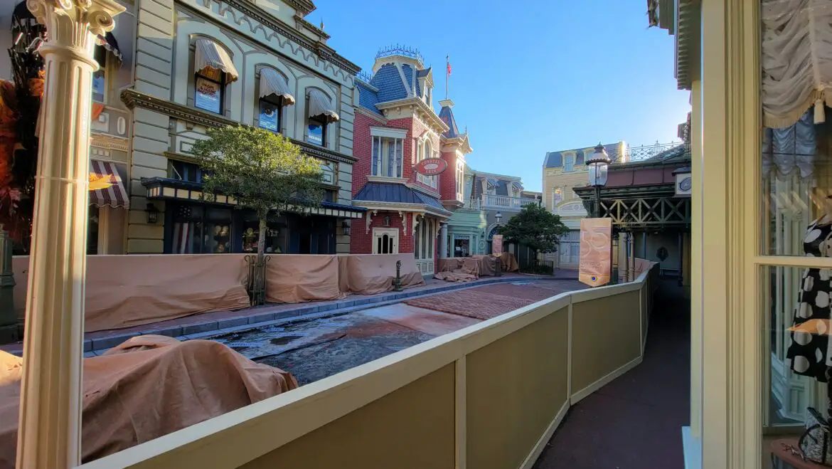 Disney has started the brickwork for Main Street Construction Projects