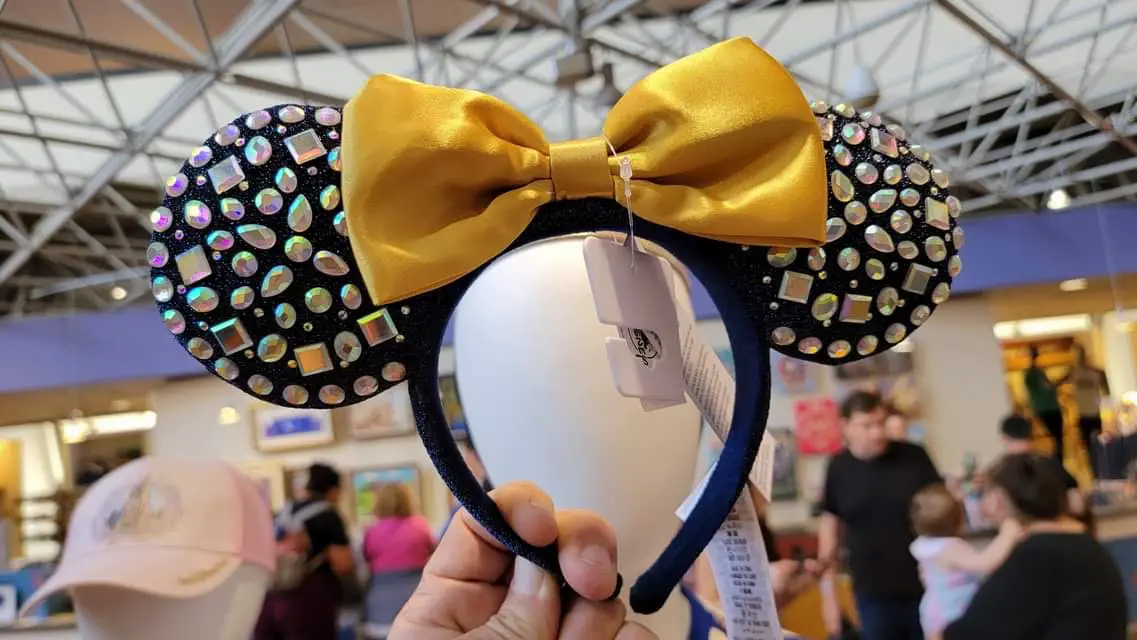 New Walt Disney World 50th Anniversary Bejeweled Minnie Ears!