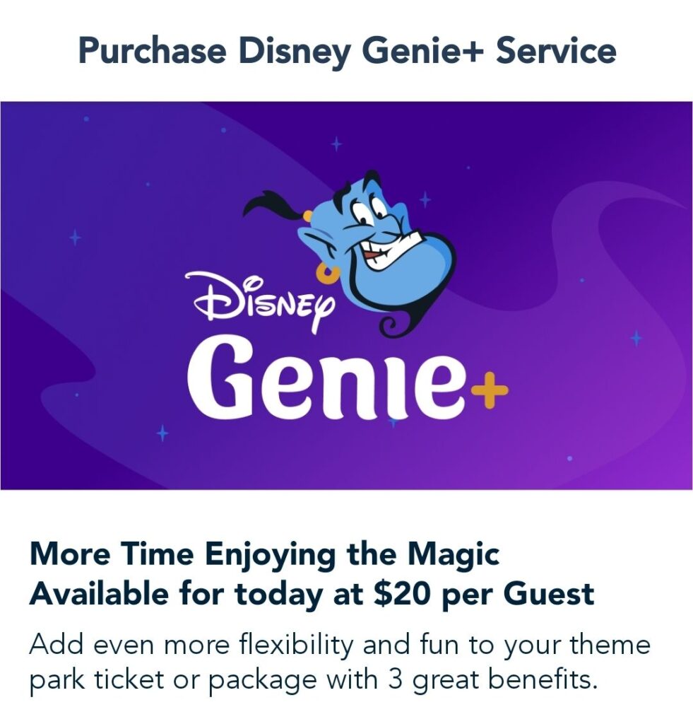 Disney Genie+ at Disney World