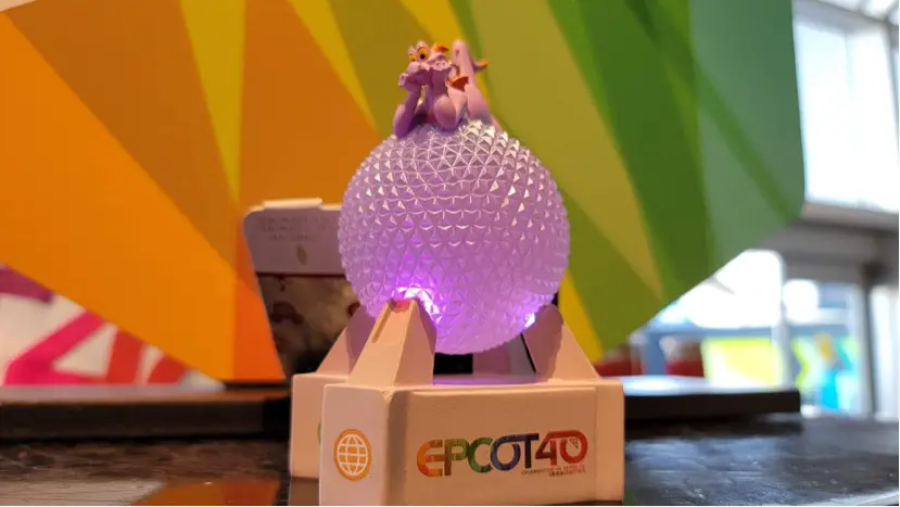 Epcot 40th Anniversary Figment Ornament To Add A Spark Of Magic To Your Tree!