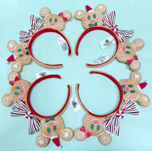 Mickey & Minnie Gingerbread Cookies Ear Headband