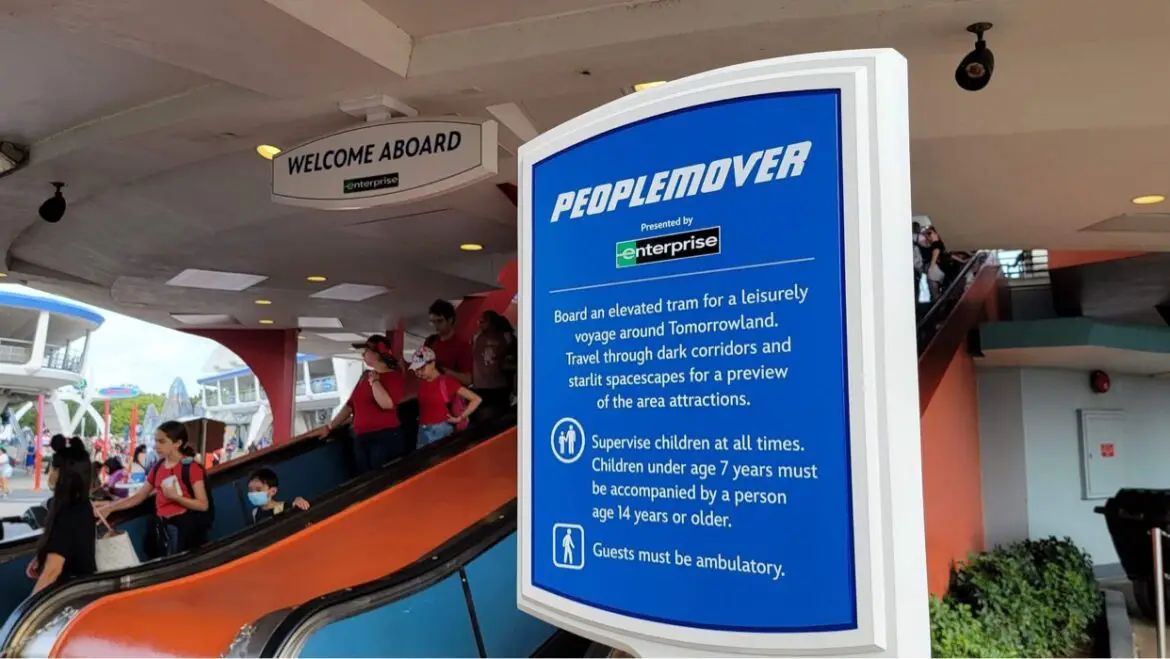 83-year-old Guest at Disney World died after riding the PeopleMover in the Magic Kingdom