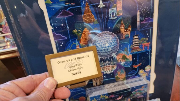New Epcot 40th Anniversary Deluxe Print Available At The Creations Shop ...
