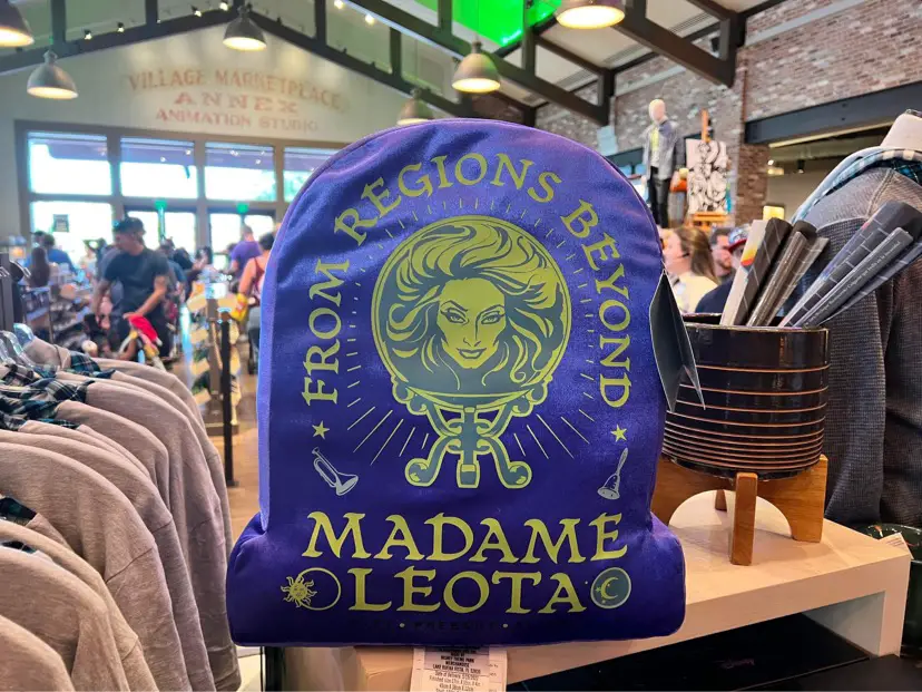 The Haunted Mansion Madame Leota Pillow Materialized At Disney Springs!
