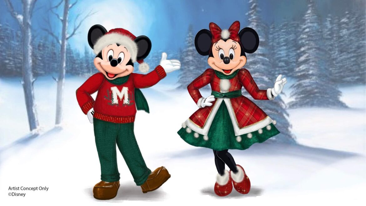 Mickey & Minnie’s New Holiday Costumes for Disneyland Resort