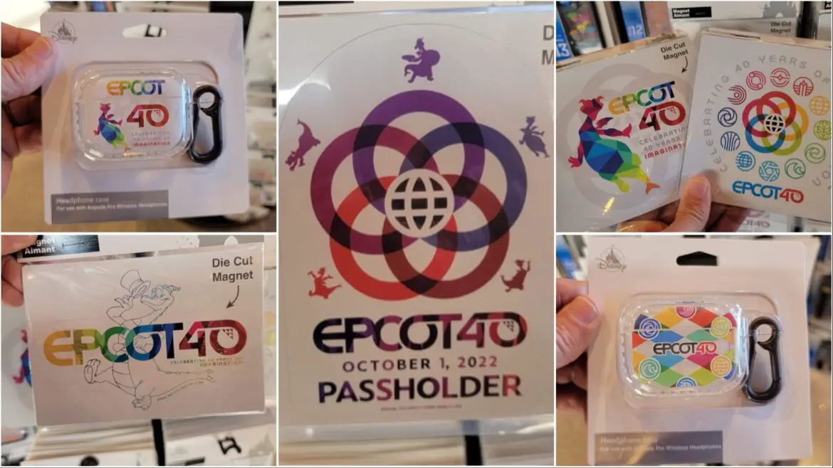 Epcot 40th Anniversary Magnets And Airpod Case Spotted At The Creations Shop!