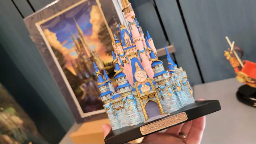 Cinderella Castle 50th Anniversary Statue Available At Disney Springs!