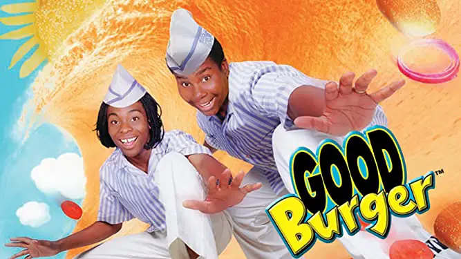 Good Burger promotional image featuring Kenan Thompson (Dexter) and Kel Mitchell (Kel)