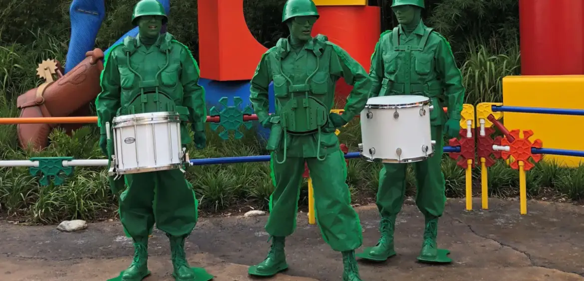 Green Army Drum Corps is Returning This November to Toy Story Land in Hollywood Studios