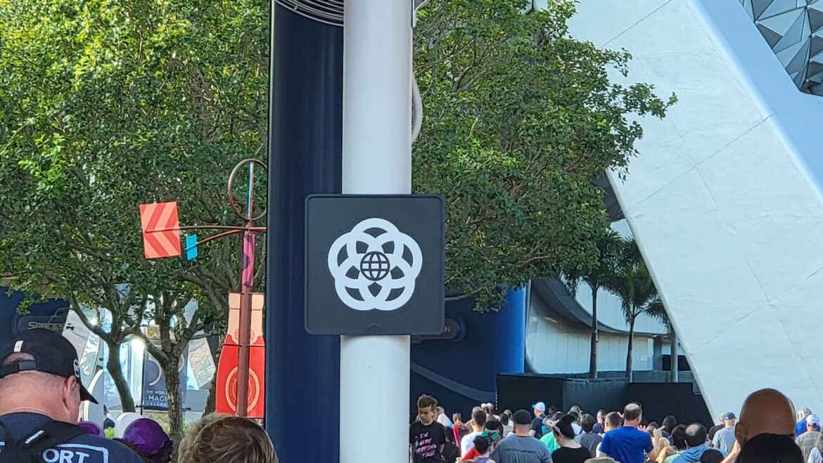 Mysterious New Entrance Sign appears in Epcot