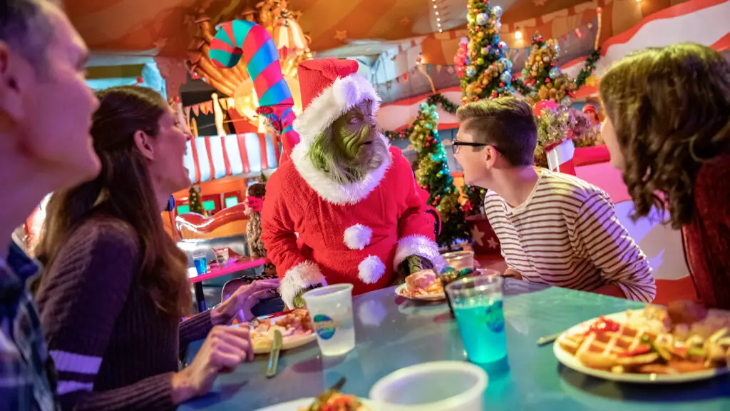 Breakfast With The Grinch and the 2022 Holiday Tour Returns to Universal Orlando