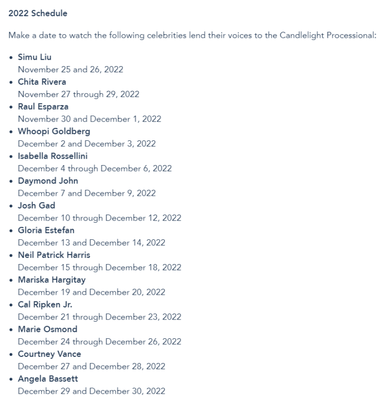 Chita Rivera Replacing Edward James Olmos for Epcot's Candlelight