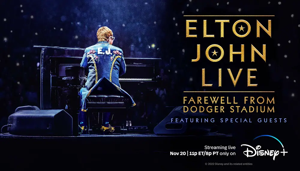 ‘Elton John Live: Farewell from Dodger Stadium’ Coming to Disney+ on November 20th