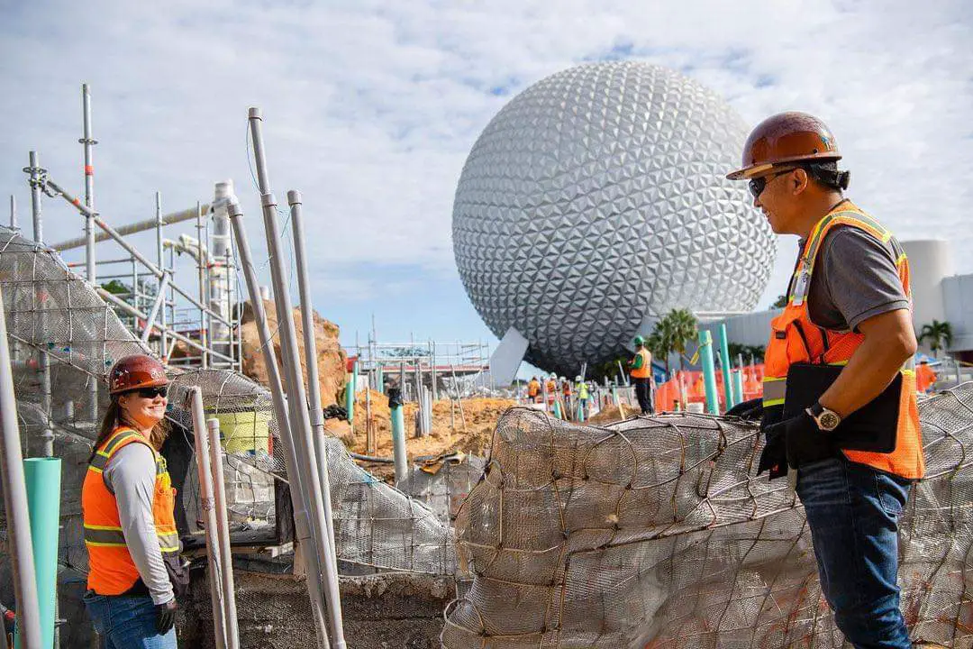 Work Continues to Ramp up in World Nature and World Celebration of Epcot