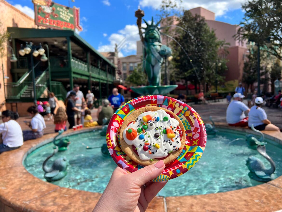 Halloween Candy Pizza Cookie from Hollywood Studios is Treat and a Trick