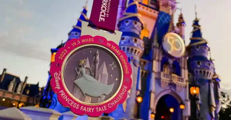 Medal revealed for 2023 Disney Princess Half Marathon Weekend
