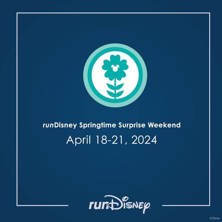 202324 Walt Disney World runDisney event dates revealed Chip and Company