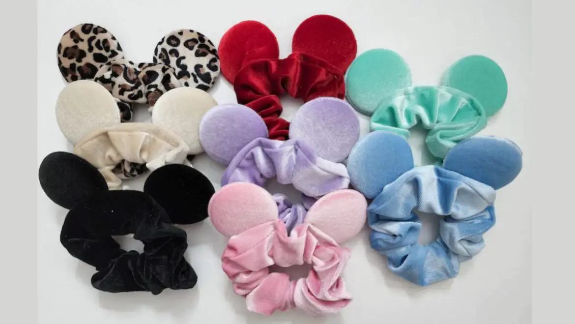 Mickey Velvet Scrunchies To Add To Your Style!
