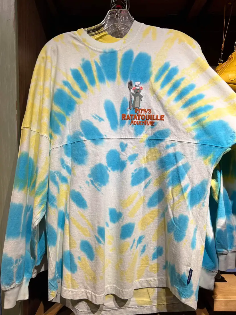 New Remy's Ratatouille Adventure Tie Dye Spirit Jersey Spotted At Epcot ...