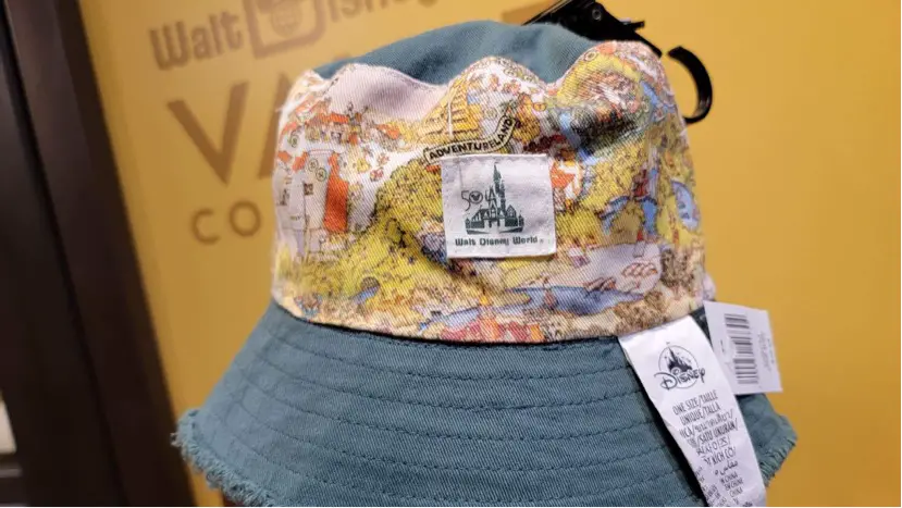 New Reversible Walt Disney World 50th Anniversary Map Bucket Hat!