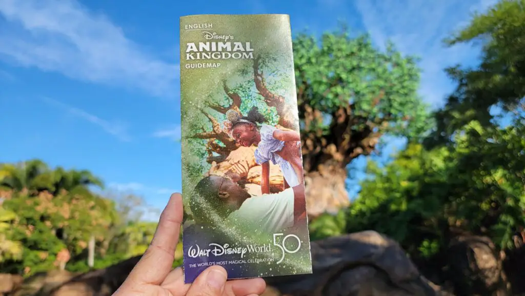 Theme Park Map at Disney's Animal Kingdom