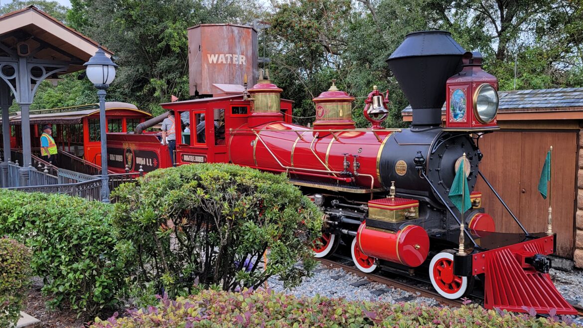 Disney World Railroad Spotted Making the Rounds at the Magic Kingdom