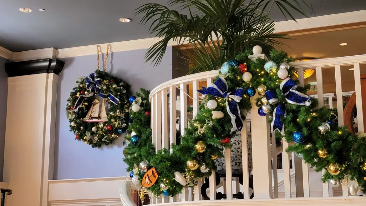 Disney’s Yacht Club Nautical Decorations for the Holidays