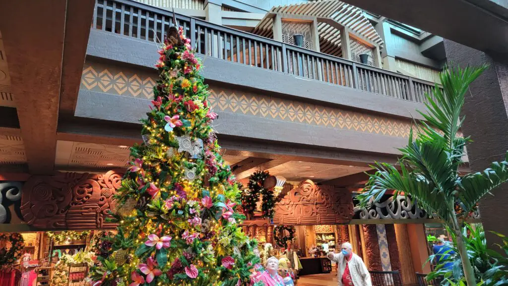 Polynesian Resort is decorated