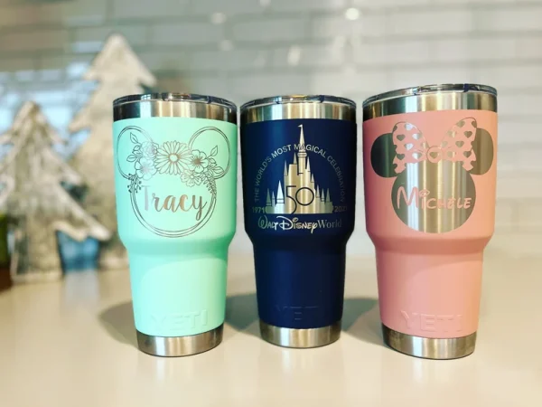 Custom Disney Laser Engraved Yeti Cup