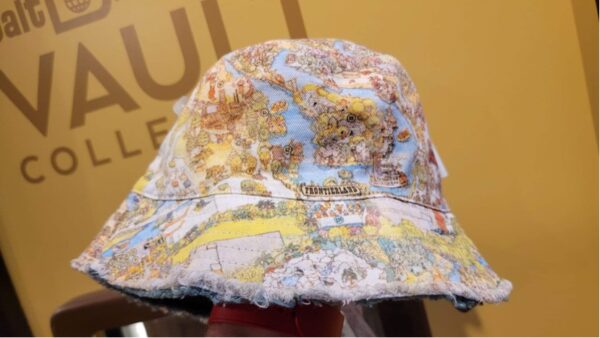 Reversible Walt Disney World 50th Anniversary Map Bucket Hat