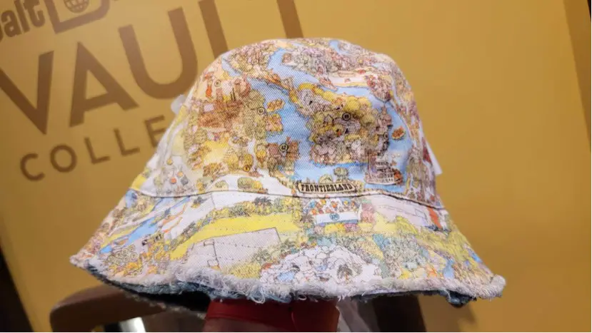 New Reversible Walt Disney World 50th Anniversary Map Bucket Hat Chip And Company 7543