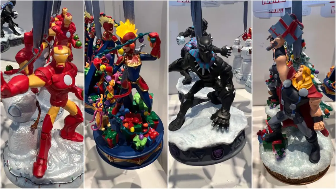 New Avengers Holiday Ornaments To Assemble Your Christmas Tree!