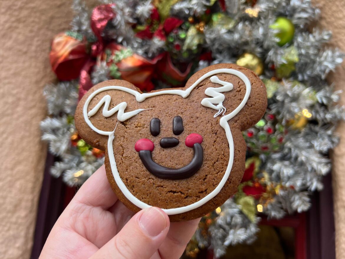 Mickey Gingerbread Cookie at Disney’s Hollywood Studios is a Delicious Holiday Treat