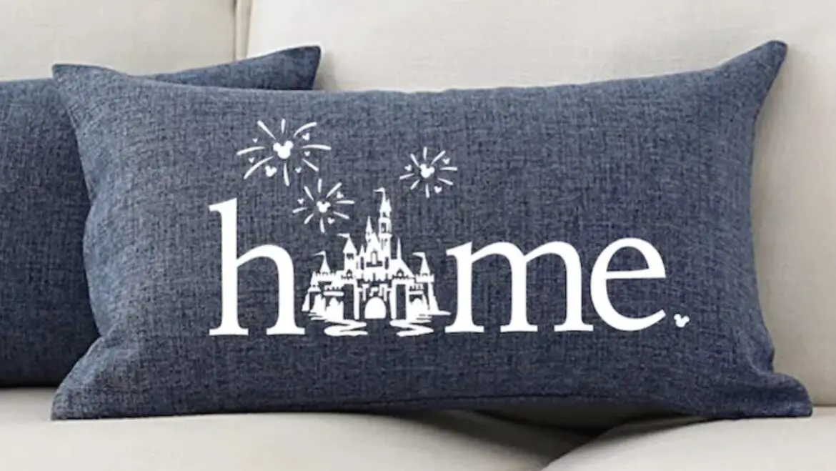 Add Some Pixie Dust To Your Home With This Disney Castle Pillow!
