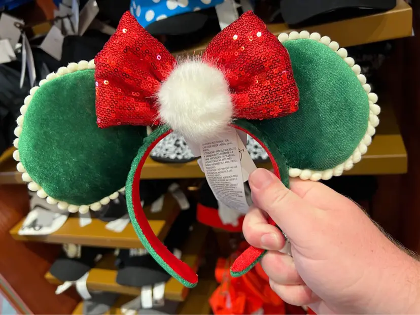 Minnie Mouse Christmas Ear Headband To Add Holiday Cheer To Your Style!