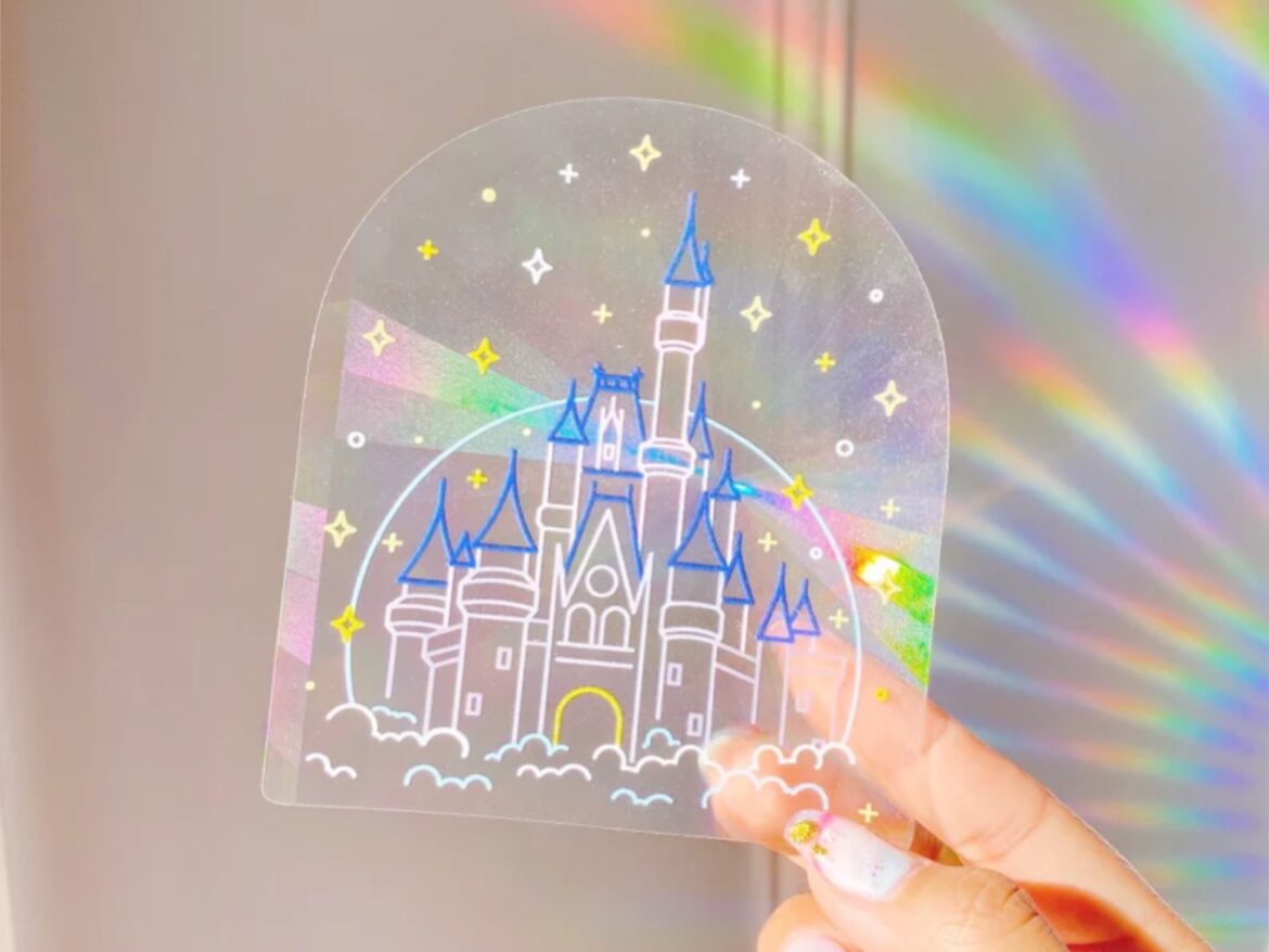 Disney Castle Suncatcher To Make The Happiest Rainbows In Your House!