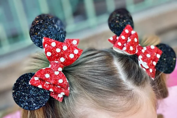 Minnie Ears Hair Clips