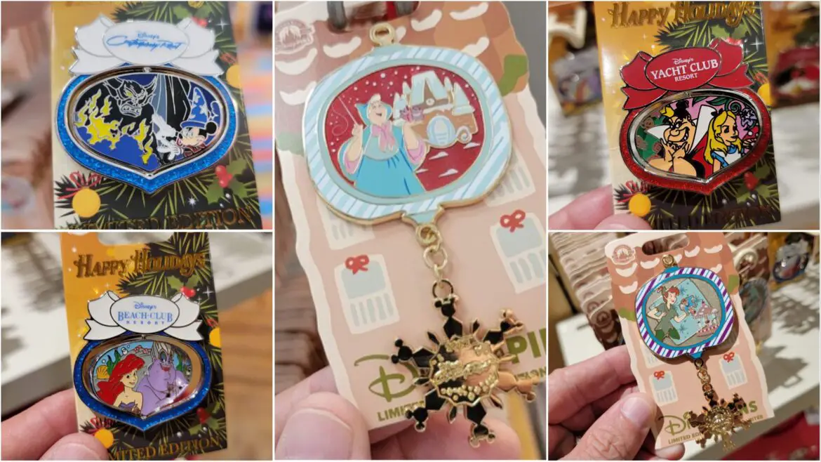 New Disney Resorts Holiday Pins Spotted At Walt Disney World!