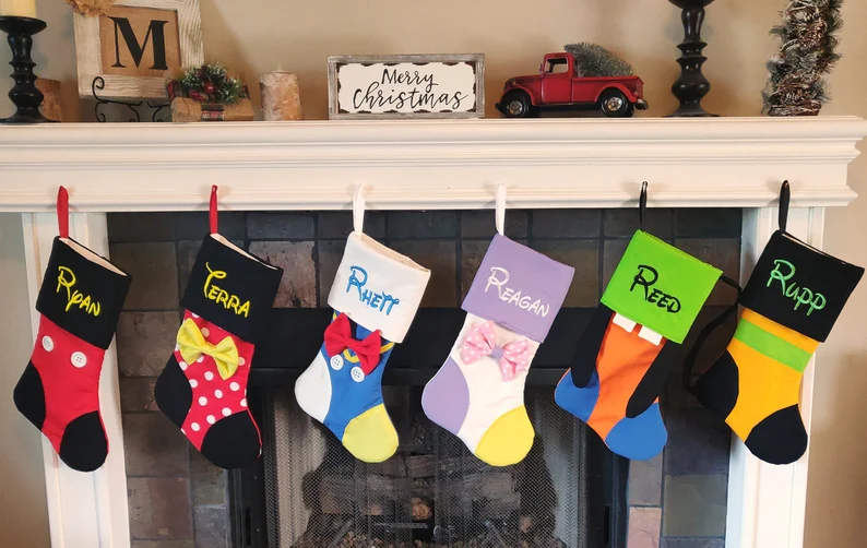 Customizable Disney Christmas Stockings For The Whole Family!