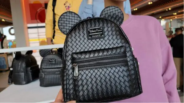 Mickey Mouse Woven Backpack From Loungefly