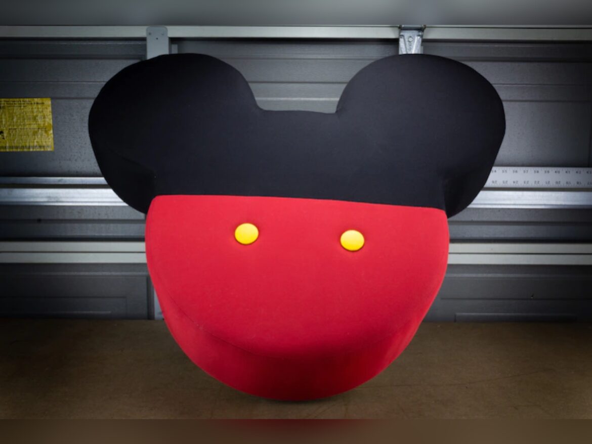 Fun Mickey Mouse Ottoman To Add To Your Home!